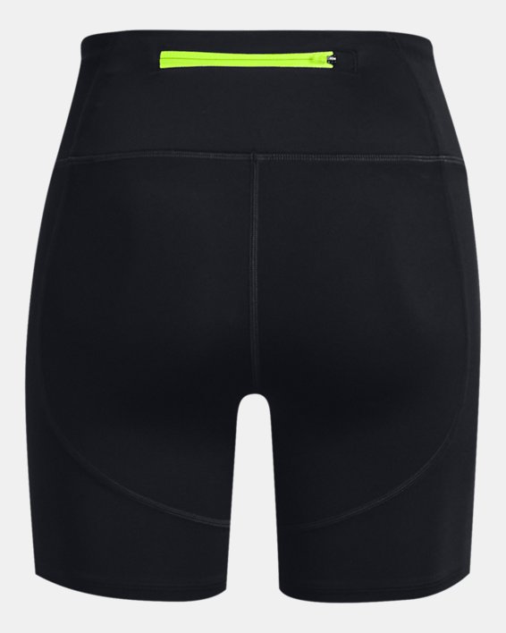Women's UA Up The Pace ½ Tights, Black, pdpMainDesktop image number 6